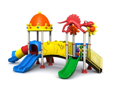 Atractivo aspecto Apariencia Parque de atracciones Diapositiva plástica larga Patio al aire libre TQ-ZR489